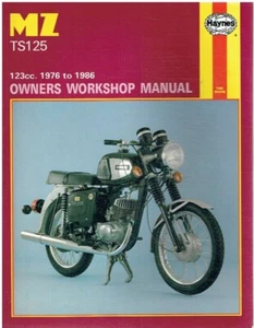MZ TS125 ALPINE & TS125 LUXUS (1976-86) OWNERS WORKSHOP MANUAL *VGC* - Bild 1 von 1