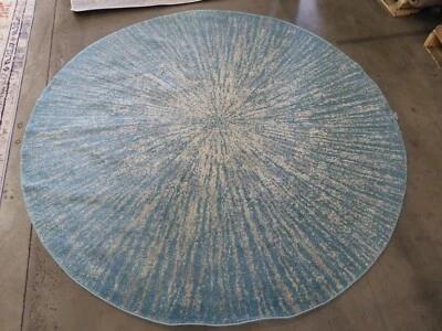 Alfombra de encuadernación dañada AQUA/MARFIL 6'-7" X 6'-7" menos precio 1172604741 EVK228J-7R Foto 1 de 4