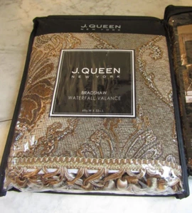 NIB J. QUEEN NEW YORK GUILIANA WATERFALL VALANCE 49”WX 33”L - Picture 1 of 5