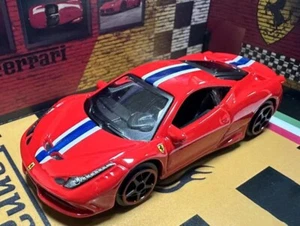 Bburago 1:64 Ferrari 458 Speciale Red Diecast Metal Model Car New - Picture 1 of 6