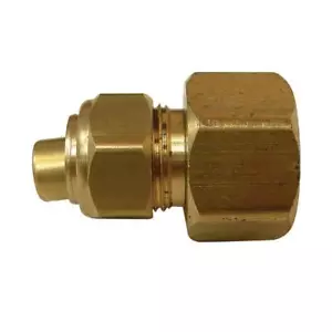 EVERBILT LFA-15 1/4 in. OD Compression x 1/8 in. FIP Brass Adapter Coupling - Picture 1 of 1