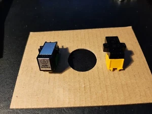 AUDIO TECNICA MM 2x Cartridges with original styluses - Foto 1 di 3
