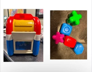 Vintage Little Tikes Mailbox Shape Sorter Toy Post Office With Shapes - Picture 1 of 11