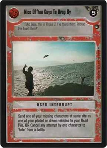 Nice Of You Guys To Drop By (Hoth-Limited) | Decipher Star Wars CCG | NM/LP - Picture 1 of 1