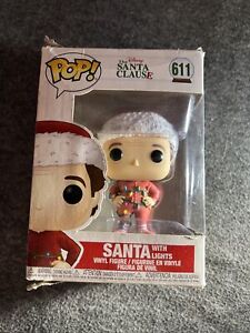 Funko POP! Disney: The Santa Clause - Santa with Lights Vinyl Figure 611 Rare
