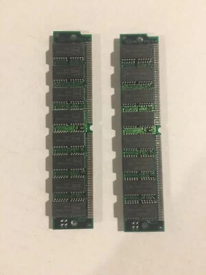 64MB (2 x 32MB) Pair 72-Pin 8Mx32 60ns EDO SIMM Memory WARRANTY 2 pcs - Image 1 of 4