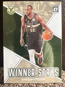 Khris Middleton 2022-23 Donruss Optic Winner Stays Insert Card #10 Bucks - Picture 1 of 12