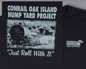 Conrail Railroad T-Shirt Größe 3XL Eiche Island Buckelhof Signalabteilung - Bild 1 von 3