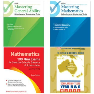 Selective Schools and Scholarship Tests BUNDLE PACK ( 4 PACK) - image 1 of 4