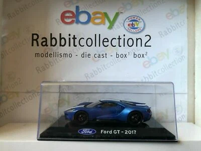 DIE CAST “ FORD GT - 2017 " SUPERCARS SCALA 1/43 - Immagine 1 di 2