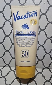 VACATION Classic Lotion Broad Spectrum SPF 50 Sunscreen 6 fl oz New & Sealed - Picture 1 of 4