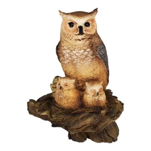 Owl with Owlets Figurine Vintage Castagna Italy 1988 - Picture 1 of 11