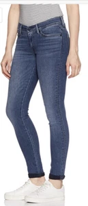 Levi's 711 Damen Jeans Blau Mid Rise Slim Skinny Fit W26X30L 32971-0035 Neu - Bild 1 von 12