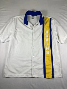 UCLA Bruins Shirt Size XL White Short Sleeve Collared Jersey Champs Sports - Picture 1 of 9