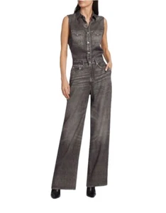 Mono Rag & Bone negro mágico líquido miramar talla XXS $395 - Imagen 1 de 12