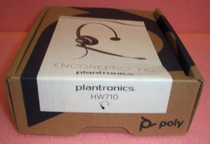 Plantronics EncorePro HW710 Black Headband Headsets **Open Box** - Zdjęcie 1 z 2
