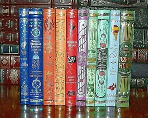 10 Volume Leather Bound  Collectible Illustrated New Sealed Classics Gift  Set - Picture 1 of 5