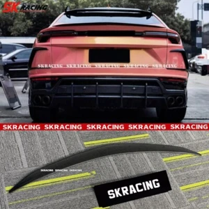 Real Carbon Fiber Rear Trunk Lip Spoiler Wing Fit For Lamborghini Urus 2018-2024 - Imagen 1 de 15