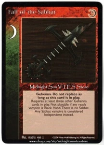 Fall of the Sabbat Gehenna V:TES VTES Vampire CCG - Bild 1 von 1