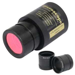 Microscope 2MP USB Camera Electronic Digital Eyepiece w/ Adapters Video Capture - Picture 1 of 6