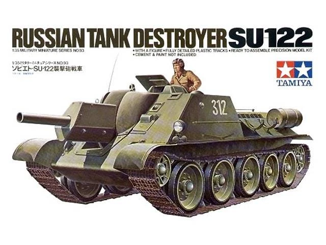 TAMIYA 1:35 KIT CARRO ARMATO RUSSIAN TANK DESTROYER SU 122   ART 35093 - Immagine 1 di 1