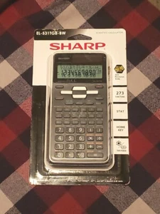 New Sharp EL-531TGB-BW, 273 Function, Scientific Calculator, Plus Solar Power - Picture 1 of 2