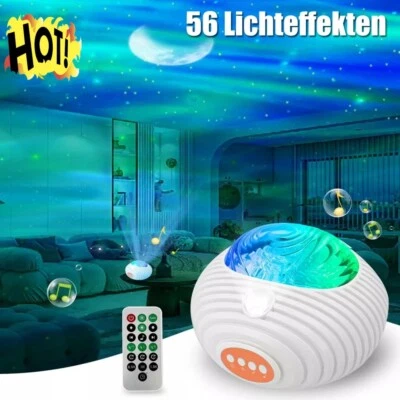 Galaxie Projektor Aurora Projektor, Sternenhimmel Projektor mit 56 Lichteffekten - Bild 1 von 4