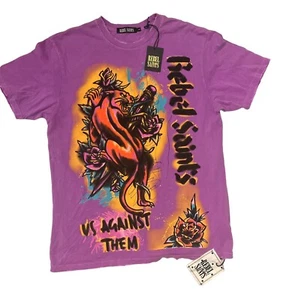 Camiseta para hombre Rebel Saints By Affliction PANTHER calidad premium L $88 - Imagen 1 de 7