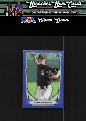 2014 Bowman Chrome Mini 15 Spencer Adams Blue Refractors /20 - Image 1 of 2