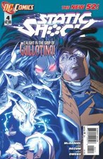 Static Shock #4 VF/NM 2011 DC comic New 52 DCEU Milestone combine ship