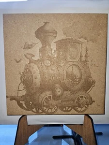 Steampunk Zug Lasergravur - Bild 1 von 1