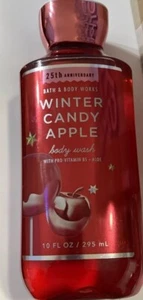 “Winter Candy Apple”25th Anniversary 10 Oz Body Wash Bath & Body WorksSHIPS FREE - Picture 1 of 2