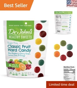 Resealable Pack of Low-Calorie Sugar-Free Hard Candies - Classic Fruit Flavors - Picture 1 of 8