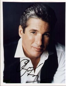 RICHARD GERE ein SIGNIERTES EINZIGARTIGES 8X10 FARBFOTO - Bild 1 von 2