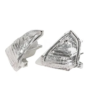 Left&Right 1 Pair White Rear Turn Signal Light Plastic For SUZUKI GSXR600 2006 - Picture 1 of 3