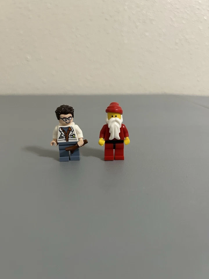 Lego Scientist 10758 Jurassic World Minifigura y Santa Claus Foto 1 de 4
