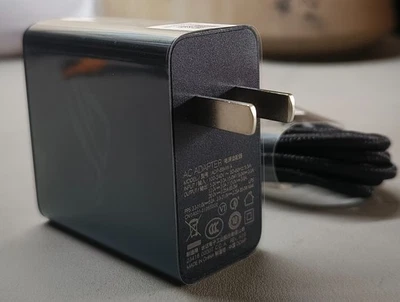 Cargador Adaptador CA ASUS ROG 65W ADP-65WV A USB-C Cable para ROG 9 / ROG 9 Pro Foto 1 de 4