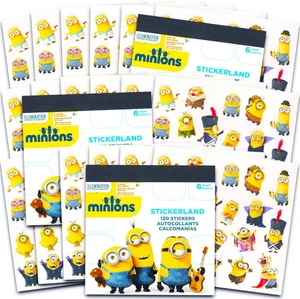 Minions Pegatinas Fiesta Favor Pack - 360 Pegatinas, 18 Hojas de Pegatinas, 3 Pegatinas P - Imagen 1 de 12