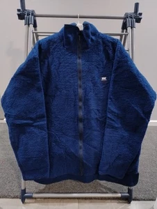Helly Hansen Jacket Fleece Blue Navy Vintage Men XLarge Full Zip Made In Norway - Foto 1 di 9