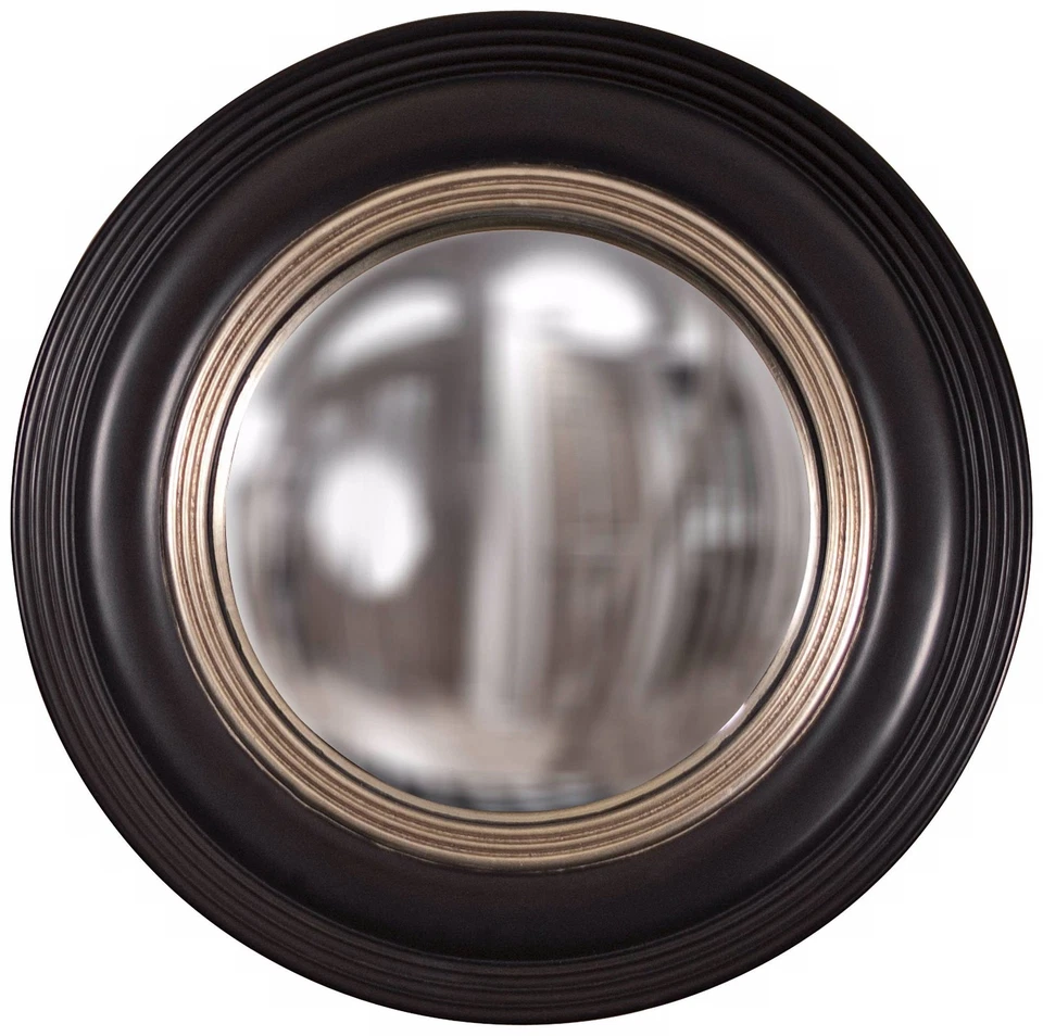 Выпуклое декоративное круглое настенное зеркало Howard Elliott Soho 14 дюймов - Изображение 1 из 1