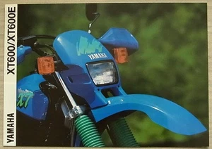 YAMAHA XT600/XT600E MOTORCYCLES Sales Brochure c1991 #LIT-3MC-0107012-91E - Picture 1 of 2