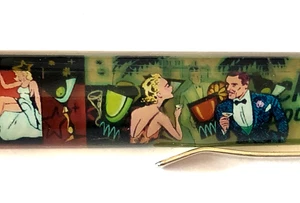 Bolígrafo flotante para salón de cócteles vasos de bebida en movimiento Martini sexy mujer bar fiesta de colección - Imagen 1 de 9