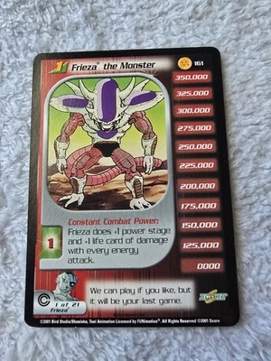 DBZ Dragon Ball Z Frieza, The Monster 161 CCG Unlimited Trunks Saga MP Score - Image 1 of 4