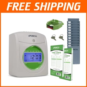 Easy Setup Employee Punch Clock with 100 Time Cards - Picture 1 of 8