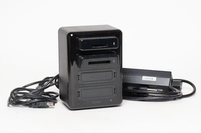 Exc Lexar Prof Workflow HR2 Hub USB 3.0 thunderbolt2 with CF & XQD card readers - Image 1 of 4
