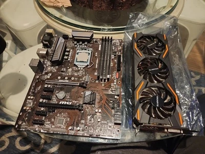 I7 8700k, Z370-A Pro Motherboard,  GIGABYTE GEFORCE GTX 1080 VIDEO CARD  - Image 1 of 3