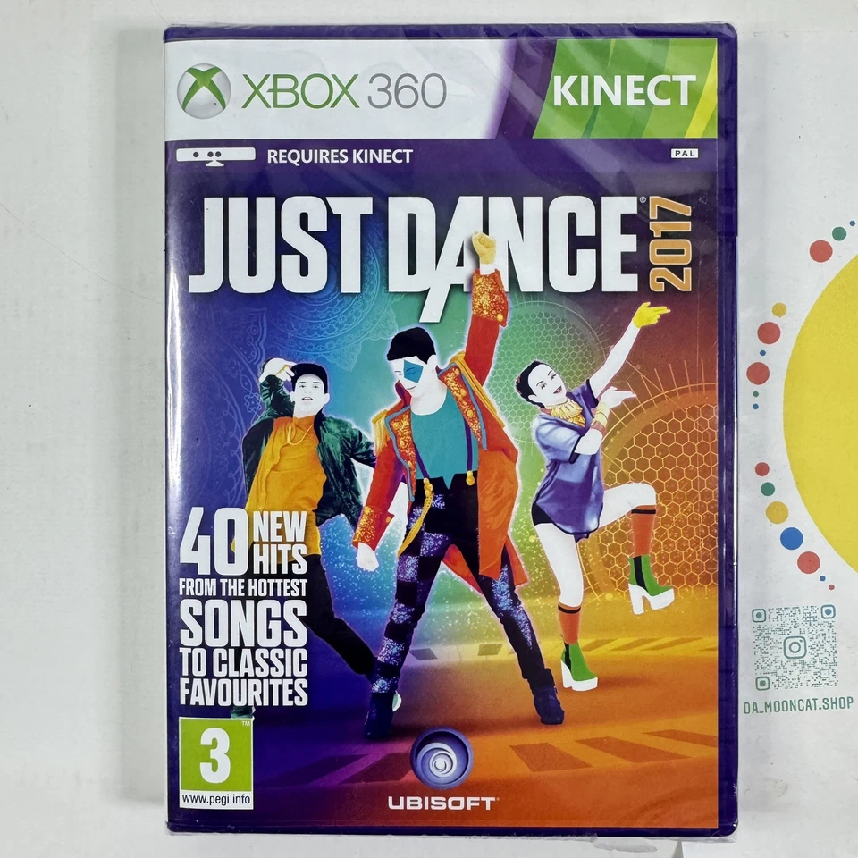 Just Dance 2017 Xbox 360 UK PAL Video Game Microsoft Kinect Required NEW SEALED - Image 1 of 4