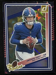 Jaxson Dart 2025 Panini Donruss #2 The Rookies Giants Rookie RC #2 COLOR MATCH - Foto 1 di 2