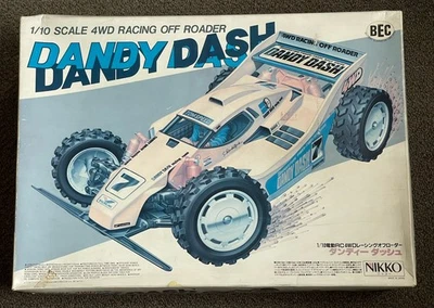 NIKKO DANDY DASH 1/10 RC 4WD BUGGY — KIT VERSION NIB VINTAGE 1988 JAPAN - Image 1 of 4