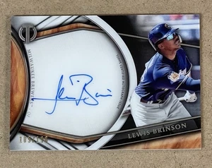 2018 TOPPS TRIBUTE CERTIFIED AUTOGRAPH ORANGE #TA-LB LEWIS BRINSON #D 109/198 - Picture 1 of 2